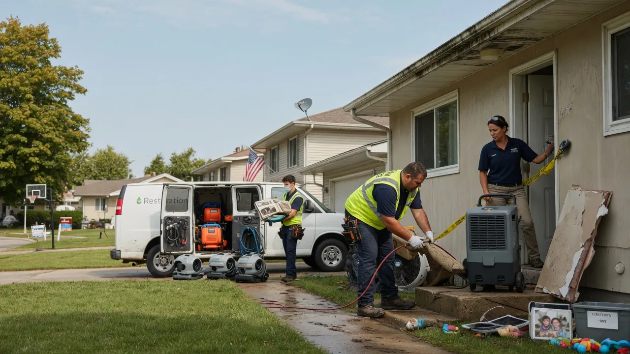 Water Damage Restoration in Industry, TX near me